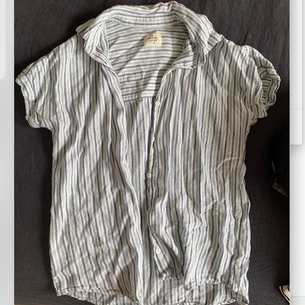 Marine Layer Linen Button Up sz XS